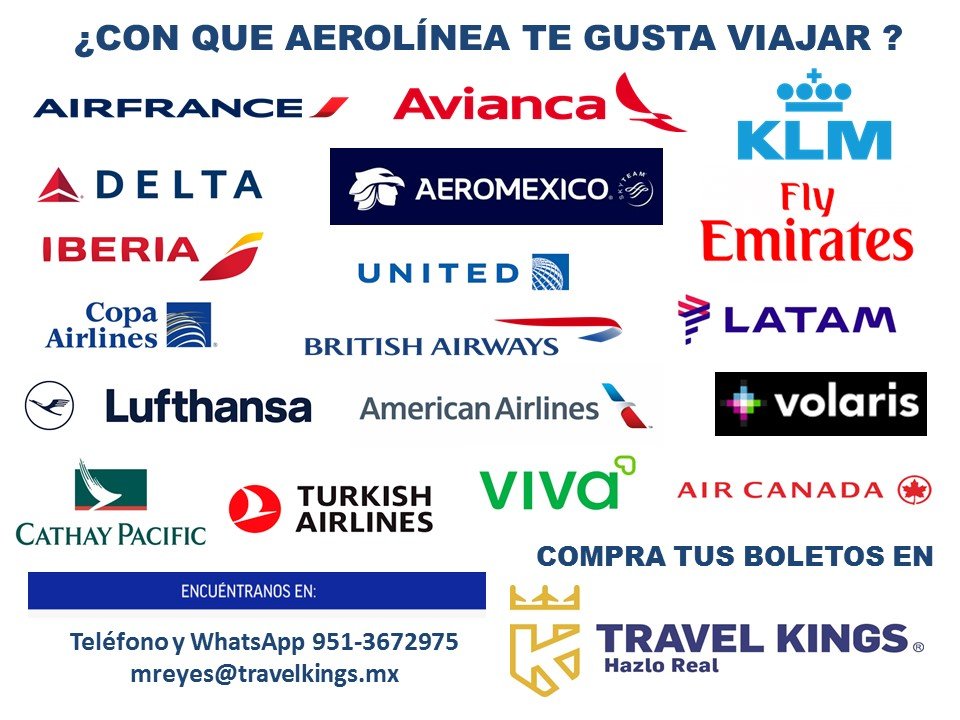 Con que aerolínea te gusta viajar